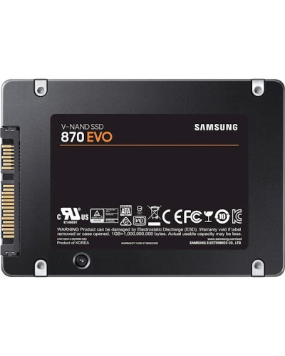 მყარი დისკი Samsung 870 EVO MZ-77E1T0B/EU, 1TB, 2.5", Internal Hard Drive
