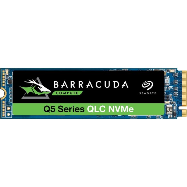 მყარი დისკი Seagate BarraCuda Q5, 1TB SSD, M.2 2280-S2 PCIe 3.0 NVMe, Read/Write: 2,400 / 1,700 MB/s