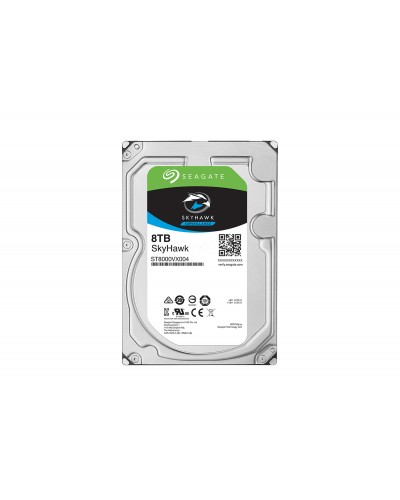 მყარი დისკი Seagate ST8000VX004 SkyHawk (Surveillance) 3.5" SATA 6Gb/s 8TB 5900rpm