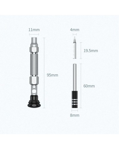 ხელსაწყოების ნაკრები UGREEN CM372 (80459) 38-in-1 Aluminum Alloy Screwdriver Set Black